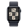 Apple Watch SE (2024), 40 мм корпус из алюминия цвета «Midnight», ремешок Sport Loop цвета «Ink» Apple Watch SE (2024), 40 мм корпус из алюминия цвета «Midnight», ремешок Sport Loop цвета «Ink»
