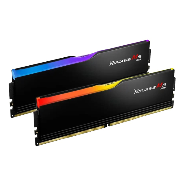 Оперативная память G.SKILL Ripjaws M5 RGB (F5 6000J3238F16GX2 RM5RK) DDR5 32GB 6000MHz CL32 UDIMM 2x16GB RGB Black