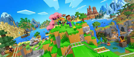 Игра Minecraft для PlayStation 5, русская озвучка Игра Minecraft для PlayStation 5, русская озвучка