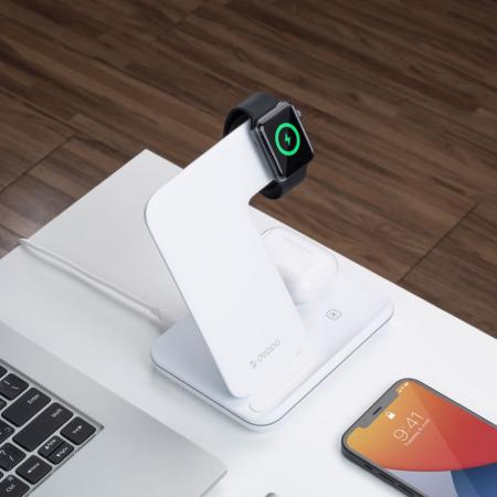 Зарядная станция Deppa 3в1 Charging Stand Neo 20W (24017) White, белый Зарядная станция Deppa 3в1 Charging Stand Neo 20W (24017) White, белый