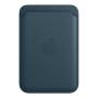 Чехол-бумажник Apple MagSafe для iPhone Blue, синий Чехол-бумажник Apple MagSafe для iPhone Blue, синий