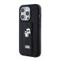 Чехол Karl Lagerfeld для iPhone 15 Pro Karl hc gripstand saffiano kc pins (KLHCP15LGSAKCPK) Черный Чехол Karl Lagerfeld для iPhone 15 Pro Karl hc gripstand saffiano kc pins (KLHCP15LGSAKCPK) Черный