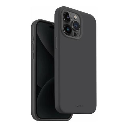 Чехол для iPhone 15 Pro Max с Magsafe UNIQ Lino (IP6.7P(2023)-LINOHMGRY) Серый Чехол для iPhone 15 Pro Max с Magsafe UNIQ Lino (IP6.7P(2023)-LINOHMGRY) Серый