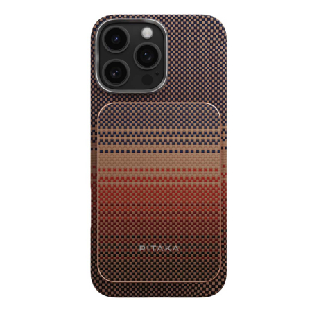 Внешний аккумулятор Pitaka Aramid Fiber Magnetic Power Bank Sunset на 5000mAh, закат Внешний аккумулятор Pitaka Aramid Fiber Magnetic Power Bank Sunset на 5000mAh, закат