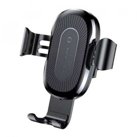 Автомобильный держатель с функцией беспроводной зарядки Baseus Gravity Wireless Charger Car Mount (WXYL-01) Черный Автомобильный держатель с функцией беспроводной зарядки Baseus Gravity Wireless Charger Car Mount (WXYL-01) Черный