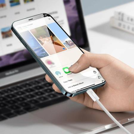 Кабель Baseus Dynamic Series Fast Charging Data Cable Type-C - Apple Lightning, 20W, 1 м (CALD000002) Белый Кабель Baseus Dynamic Series Fast Charging Data Cable Type-C - Apple Lightning, 20W, 1 м (CALD000002) Белый