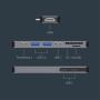 USB-C адаптер Deppa для MacBook 7в1 (73121) Графит USB-C адаптер Deppa для MacBook 7в1 (73121) Графит
