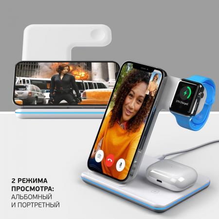 Зарядная станция Deppa 3в1 Charging Stand Neo 20W (24017) White, белый Зарядная станция Deppa 3в1 Charging Stand Neo 20W (24017) White, белый