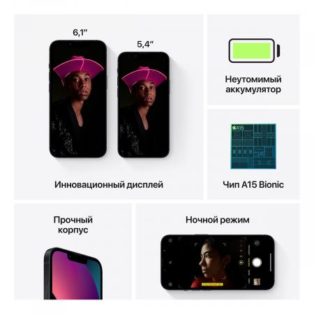 Apple iPhone 13 512Gb Midnight, «тёмная ночь» Apple iPhone 13 512Gb Midnight, «тёмная ночь»