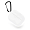 Чехол для AirPods Pro 3 Gurdini Soft Touch c карабином Белый