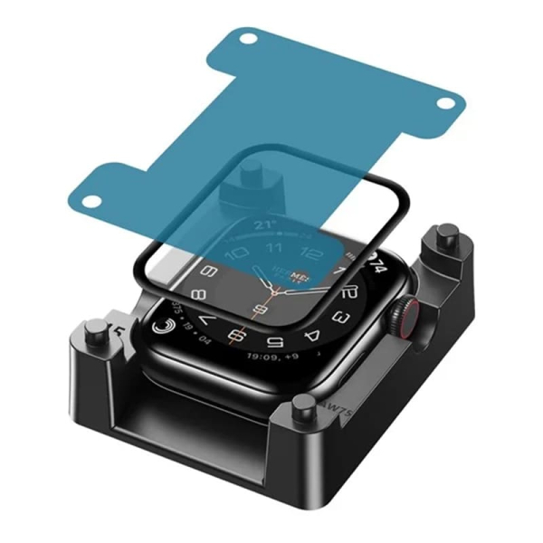 Защитное стекло для Apple Watch 44 мм WiWU Watch film with instal tool (JD-107) Глянцевое