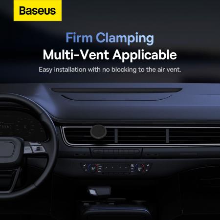 Магнитный держатель для телефона Baseus C01 (гравитационный) Air Outlet Version (BS-CM027 SUCC000101) Черный Магнитный держатель для телефона Baseus C01 (гравитационный) Air Outlet Version (BS-CM027 SUCC000101) Черный