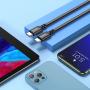 Кабель hoco. Super Fast Charging Data Cable разъем Type-C – Type-C, 1 м (X14) Черный Кабель hoco. Super Fast Charging Data Cable разъем Type-C – Type-C, 1 м (X14) Черный