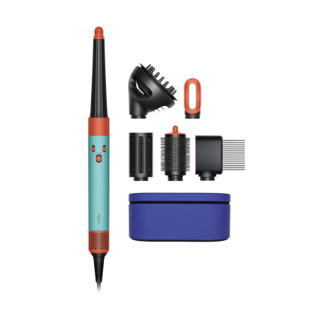 Стайлер Dyson AirWrap Complete Long HS08 (Global) Curly+Coily, Ceramic Patina/Topaz, бирюзовый/оранжевый