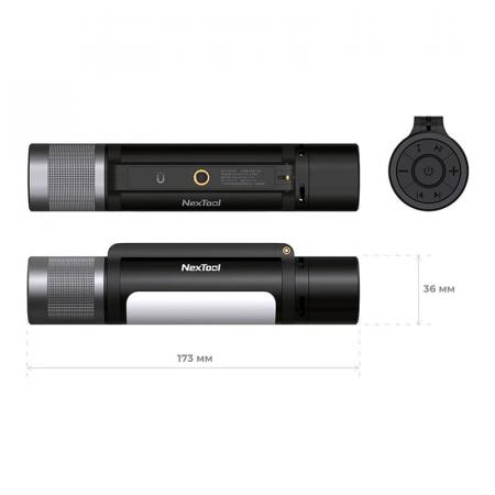 Фонарик Xiaomi NexTool Natuo Outdoor 12в1 Thunder Music Flashlight - фонарь, повербанк, колонка, цветомузыка (NE20161) Черный Фонарик Xiaomi NexTool Natuo Outdoor 12в1 Thunder Music Flashlight - фонарь, повербанк, колонка, цветомузыка (NE20161) Черный