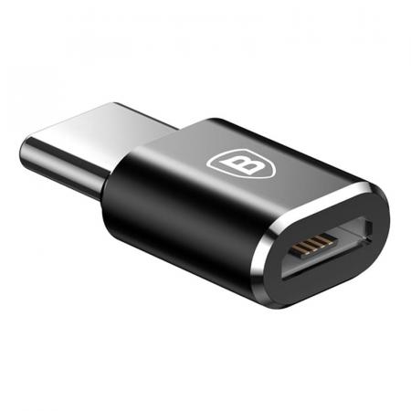 Переходник Baseus Micro to Type-C Converter (CAMOTG-01) Черный Переходник Baseus Micro to Type-C Converter (CAMOTG-01) Черный