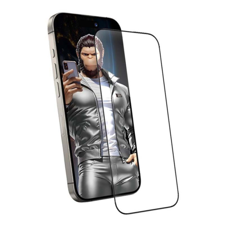 Защитное стекло для iPhone 16 Pro Max BlueO Narrow border Anti-Static Black (антистатик) Защитное стекло для iPhone 16 Pro Max BlueO Narrow border Anti-Static Black (антистатик)