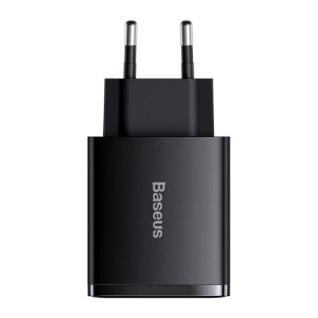 Сетевое зарядное устройство Baseus Compact max 30 Вт 2U+C CCXJ-E01 (CCCP30UE-A) Черный Сетевое зарядное устройство Baseus Compact max 30 Вт 2U+C CCXJ-E01 (CCCP30UE-A) Черный