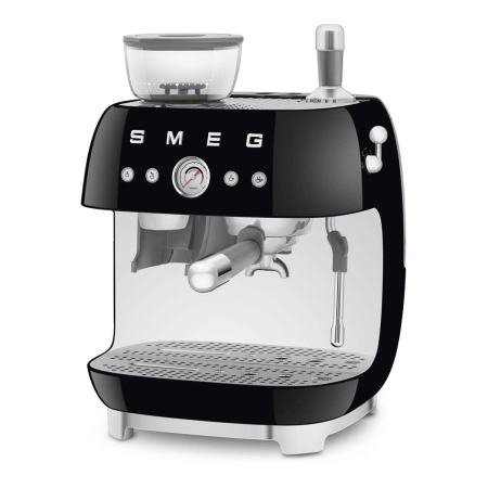 Кофемашина эспрессо со встроенной кофемолкой SMEG 50s style (EGF03BLEU) Чёрный Кофемашина эспрессо со встроенной кофемолкой SMEG 50s style (EGF03BLEU) Чёрный