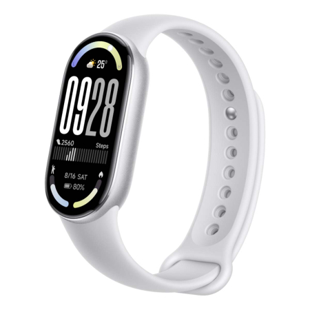 Фитнес браслет Xiaomi Smart Band 10 Glacier Silver Global, серебро Фитнес браслет Xiaomi Smart Band 10 Glacier Silver Global, серебро