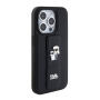 Чехол Karl Lagerfeld для iPhone 15 Pro Karl hc gripstand saffiano kc pins (KLHCP15LGSAKCPK) Черный Чехол Karl Lagerfeld для iPhone 15 Pro Karl hc gripstand saffiano kc pins (KLHCP15LGSAKCPK) Черный