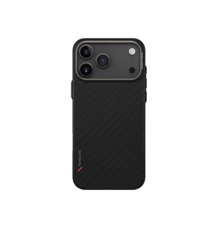 Чехол для iPhone 17 Pro Max с MagSafe UNIQ KEVA EDGE Full Kevlar (IP6.9P(2025)-KEVAEDMCBLK) Carbon Black, черный Чехол для iPhone 17 Pro Max с MagSafe UNIQ KEVA EDGE Full Kevlar (IP6.9P(2025)-KEVAEDMCBLK) Carbon Black, черный