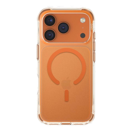 Чехол для iPhone 17 Pro с MagSafe 6.3" UNIQ HYBRID LIFEPRO XTREME (IP6.3P(2025)-LXAFMFCLRVO) Прозрачно-оранжевый Чехол для iPhone 17 Pro с MagSafe 6.3" UNIQ HYBRID LIFEPRO XTREME (IP6.3P(2025)-LXAFMFCLRVO) Прозрачно-оранжевый