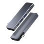 Переходник Baseus для MacBook HUB Harmonica 5в1 (PD/SD/TF/USB 3.0*2) (CAHUB-K0G) Deep Grey, темно-серый Переходник Baseus для MacBook HUB Harmonica 5в1 (PD/SD/TF/USB 3.0*2) (CAHUB-K0G) Deep Grey, темно-серый