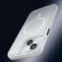 Чехол hoco. DROP PROOF Magnetic Smartphone Case для Apple iPhone 15 Прозрачный белый Чехол hoco. DROP PROOF Magnetic Smartphone Case для Apple iPhone 15 Прозрачный белый