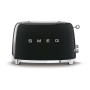 Тостер на 2 ломтика SMEG 50s style (TSF01BLEU) Черный Тостер на 2 ломтика SMEG 50s style (TSF01BLEU) Черный