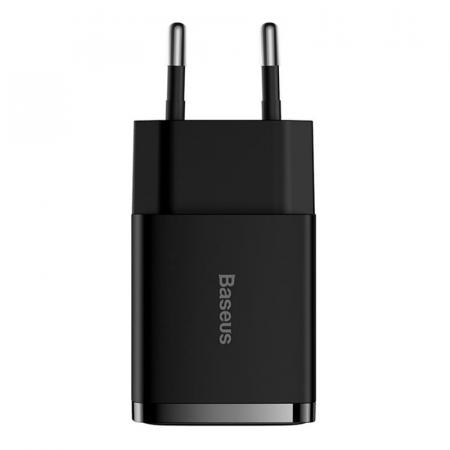 Сетевое зарядное устройство Baseus Compact Charger 2U 10,5 Вт CCXJ010201 (CCCP10UE) Черный Сетевое зарядное устройство Baseus Compact Charger 2U 10,5 Вт CCXJ010201 (CCCP10UE) Черный