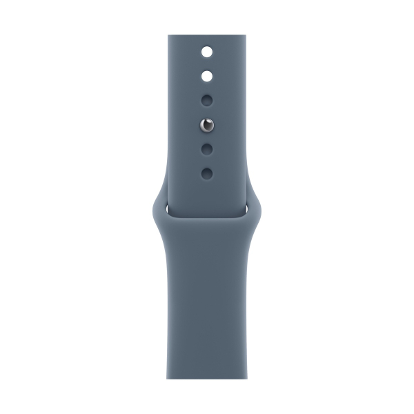 Apple Watch Series 11, 46 мм корпус из алюминия цвета «Silver», ремешок Sport Band размера S/M цвета «Anchor Blue» Apple Watch Series 11, 46 мм корпус из алюминия цвета «Silver», ремешок Sport Band размера S/M цвета «Anchor Blue»