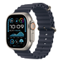 Apple Watch Ultra 2 (2024), 49 мм корпус из титана цвета «Natural», ремешок Ocean Band цвета «Navy» Apple Watch Ultra 2 (2024), 49 мм корпус из титана цвета «Natural», ремешок Ocean Band цвета «Navy»