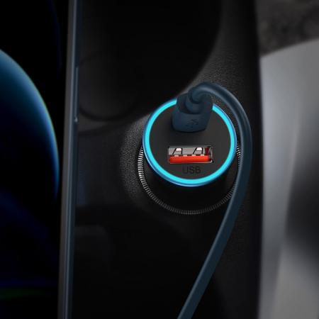 Автомобильное зарядное устройство Baseus Golden Contactor Pro Dual Quick Charger Car Charger U+C 40W (CCJD-03) Синий Автомобильное зарядное устройство Baseus Golden Contactor Pro Dual Quick Charger Car Charger U+C 40W (CCJD-03) Синий