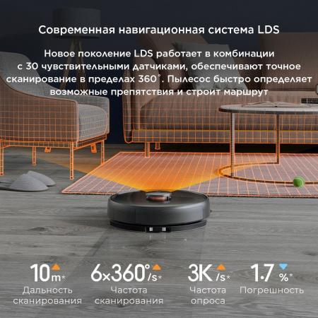 Робот-пылесос Xiaomi Mijia LDS 2 Pro (MJSTS) Черный Робот-пылесос Xiaomi Mijia LDS 2 Pro (MJSTS) Черный