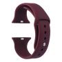 Силиконовый ремешок для Apple Watch 42/44/45 мм Marsala Силиконовый ремешок для Apple Watch 42/44/45 мм Marsala