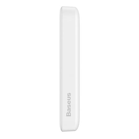 Внешний аккумулятор Baseus Magnetic Mini Wireless Fast Charge power bank с поддержкой беспроводной зарядки 10000mAh 20W (PPCX030002) Белый Внешний аккумулятор Baseus Magnetic Mini Wireless Fast Charge power bank с поддержкой беспроводной зарядки 10000mAh 20W (PPCX030002) Белый