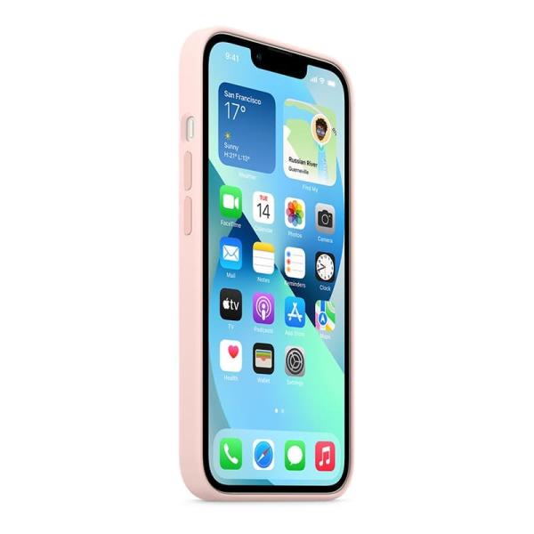 Чехол Silicone Case MagSafe для Apple iPhone 13 Светло-розовый