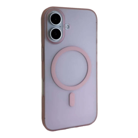 Чехол для iPhone 16 6.1" Gurdini Slim Series with Magsafe Pink, розовый Чехол для iPhone 16 6.1" Gurdini Slim Series with Magsafe Pink, розовый