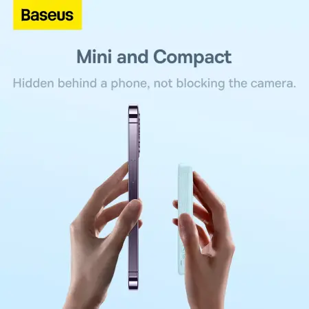 Внешний аккумулятор Baseus Magnetic Wireless Charging power bank с поддержкой беспроводной зарядки 10000mAh 20W (PPCXM10) Голубой Внешний аккумулятор Baseus Magnetic Wireless Charging power bank с поддержкой беспроводной зарядки 10000mAh 20W (PPCXM10) Голубой