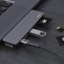 USB-C адаптер Deppa для MacBook 7в1 (73121) Графит USB-C адаптер Deppa для MacBook 7в1 (73121) Графит
