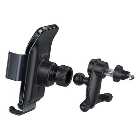 Автомобильный держатель Baseus Smart Solar Power Wireless Car Mount Electric Holder (SUZG000001) Черный Автомобильный держатель Baseus Smart Solar Power Wireless Car Mount Electric Holder (SUZG000001) Черный