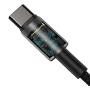 Кабель Baseus Type-C – Type-C Tungsten Gold Fast Charging Data Cable, 100W, 2 м (CATWJ-A01) Черный Кабель Baseus Type-C – Type-C Tungsten Gold Fast Charging Data Cable, 100W, 2 м (CATWJ-A01) Черный