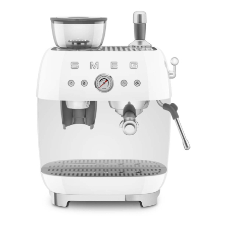 Кофемашина эспрессо со встроенной кофемолкой SMEG 50s style (EGF03WHEU) Белый Кофемашина эспрессо со встроенной кофемолкой SMEG 50s style (EGF03WHEU) Белый