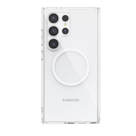 Чехол для Samsung Galaxy S24 Ultra Clear Case MagSafe Прозрачный Чехол для Samsung Galaxy S24 Ultra Clear Case MagSafe Прозрачный