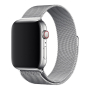 Ремешок для Apple Watch 38/40/42 mm Gurdini Milanese Loop Silver, серебристый