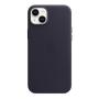 Чехол Leather Case MagSafe для Apple iPhone 14 Plus «Ink» Синий Чехол Leather Case MagSafe для Apple iPhone 14 Plus «Ink» Синий