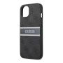 Чехол Guess для iPhone 13 PU Saffiano with metal logo Hard (GUHCP13MPSASBGR) Серый Чехол Guess для iPhone 13 PU Saffiano with metal logo Hard (GUHCP13MPSASBGR) Серый