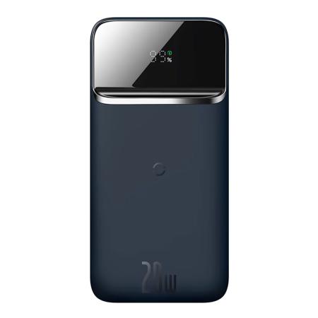 Внешний аккумулятор Baseus Magnetic Wireless Fast Charging Power Bank 10000mAh 20W PPCX010201 (PPCXW10-C) Синий Внешний аккумулятор Baseus Magnetic Wireless Fast Charging Power Bank 10000mAh 20W PPCX010201 (PPCXW10-C) Синий