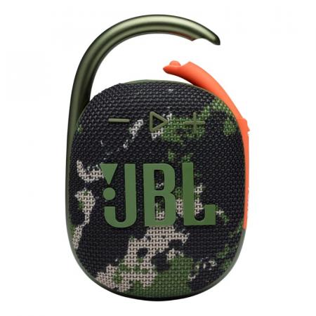 Портативная колонка JBL Clip 4 Squad, зеленый камуфляж Портативная колонка JBL Clip 4 Squad, зеленый камуфляж